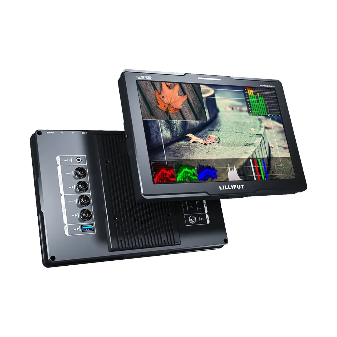 10.1-tolli HDMI 2.0 / 2x 12G-SDI kaamera / kõnepuldi monitor - Pilt 7