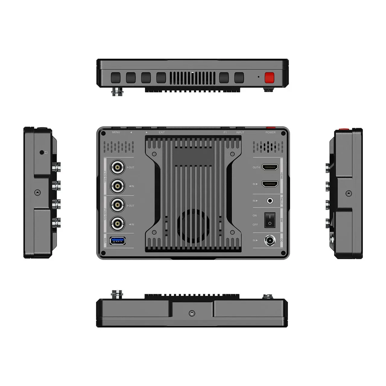 7-tolli FHD 12G SDI / HDMI 2.0 kaameramonitor - Pilt 4