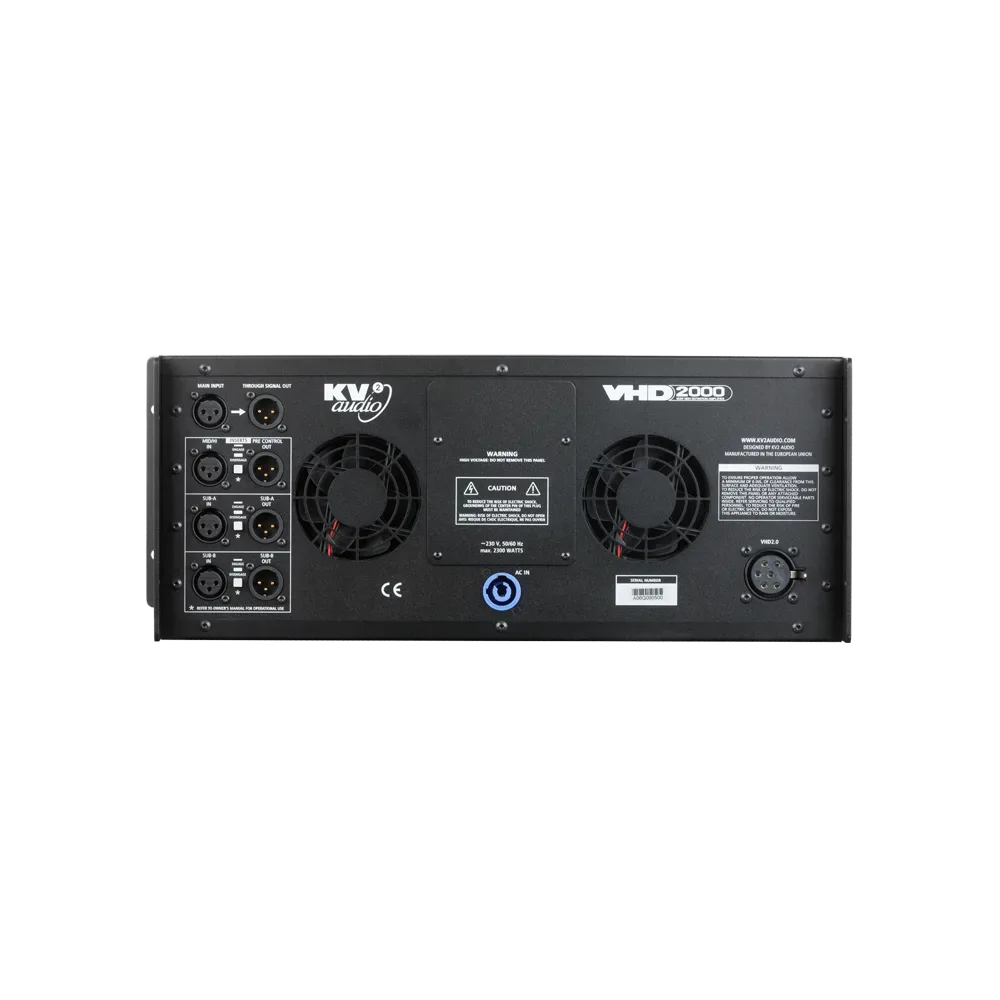 KV2 VHD2000 - System Control and Amplification - Pilt 4
