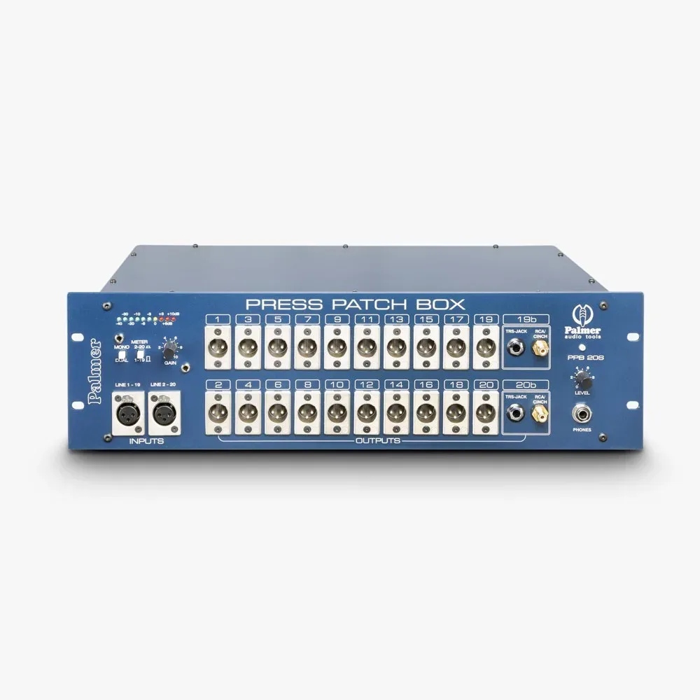 Palmer PB 20 S Press Patch Box 10-Channel Stereo / 20-Channel Mono - Pilt 2