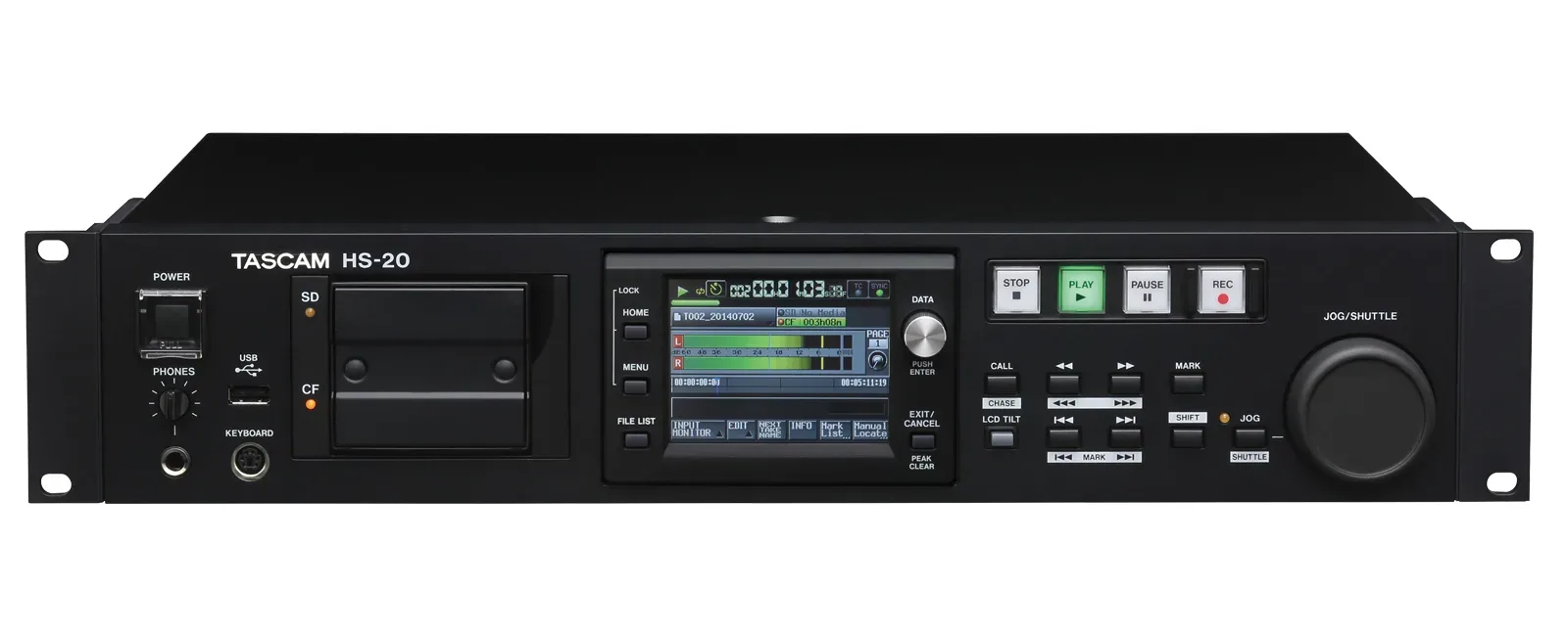 Tascam HS-20 2 Channel Network Recorder/Player - Image 2