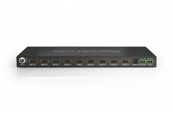 WyreStorm 4K HDR 1:8 Splitter with Scaling Outputs - Image 2