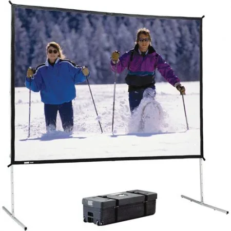 100″  Fastfold videoscreen 234 x 366 cm