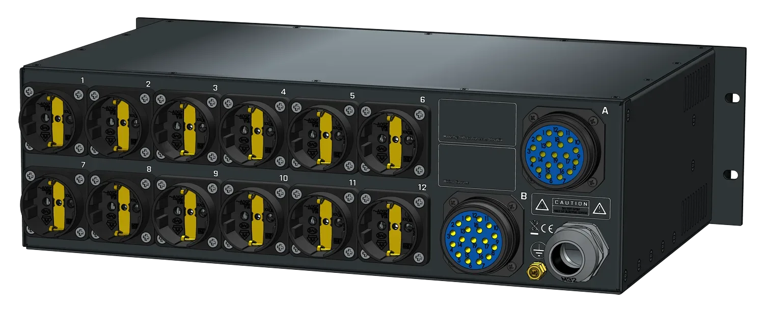 SRS PDU322X12SCPx-3U Power Distribution Unit - Image 3