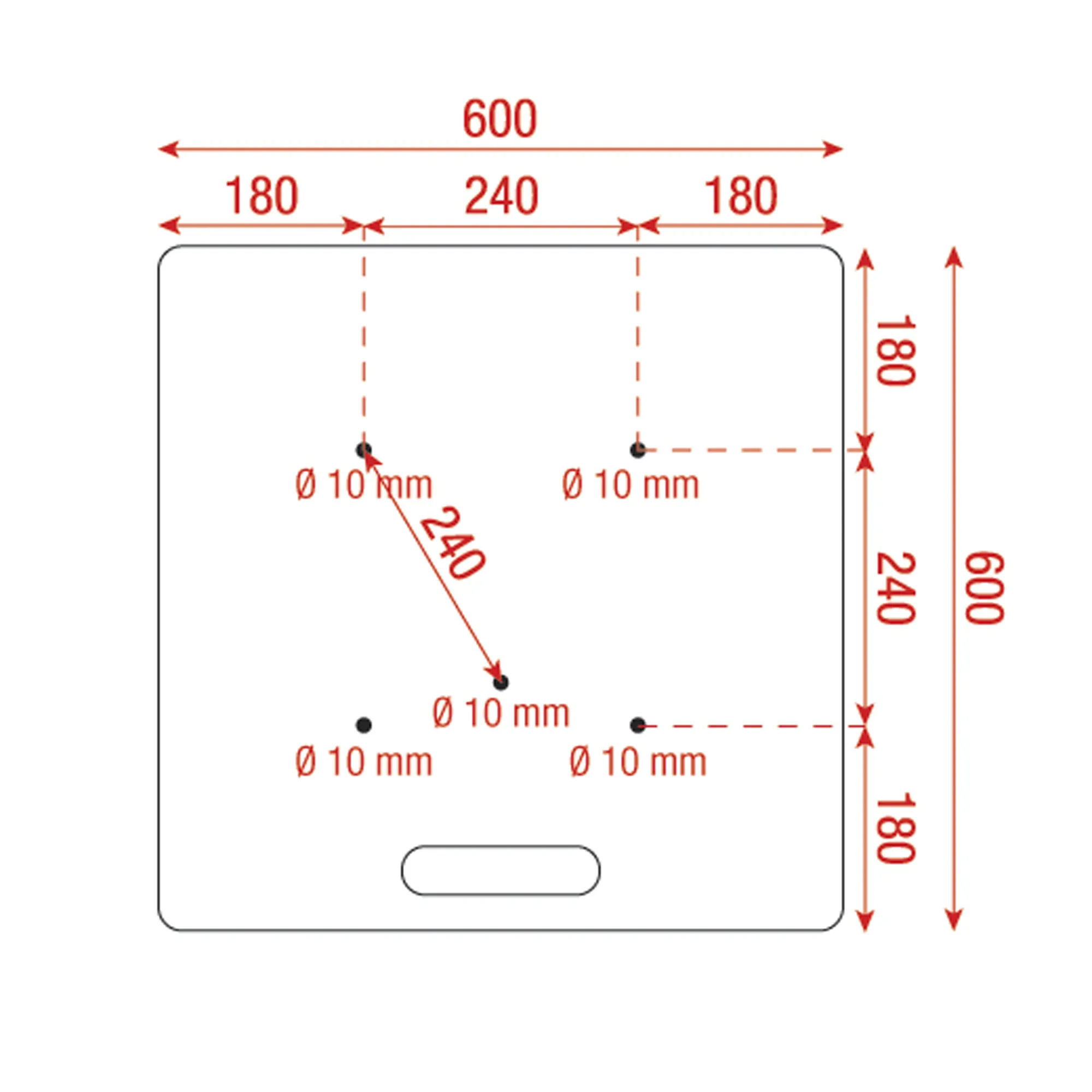 Wentex Universal Base Plate 60 x 60 cm - Image 2