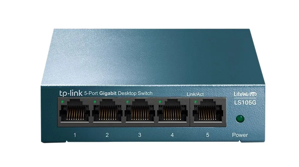 TP-Link LS105G - Ethernet Switch, RJ45 Ports 5, 1Gbps, Unmanaged